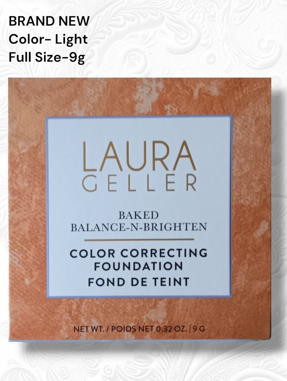 Laura Geller Color Correcting Foundation- Light BRAND NEW